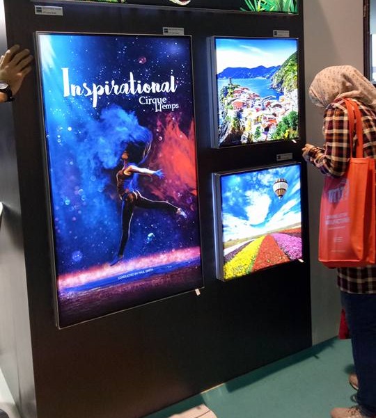 Interactive LED display